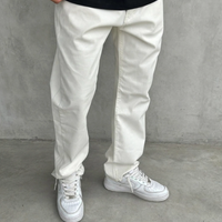 JEANS SPALMATO WHITE-20020