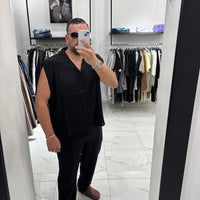 Camicia Cropped Smanicata