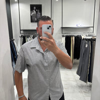 Camicia Rigata in Lino