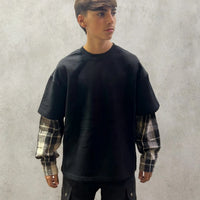 T-SHIRT LONGE SLEEVE SCACCHI-0728