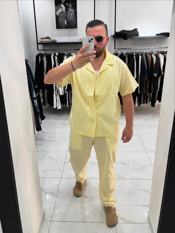 Pantalone Lino Yellow