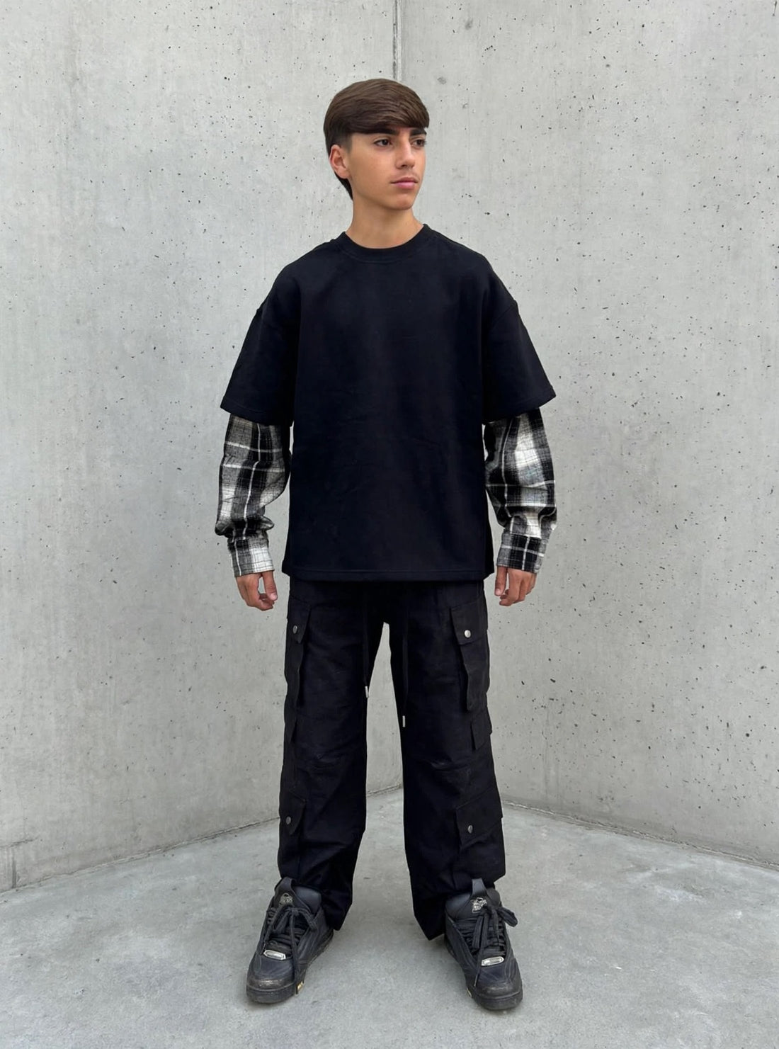 T-SHIRT LONGE SLEEVE SCACCHI-0728