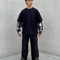 T-SHIRT LONGE SLEEVE SCACCHI-0728