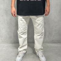 JEANS SPALMATO WHITE-20020
