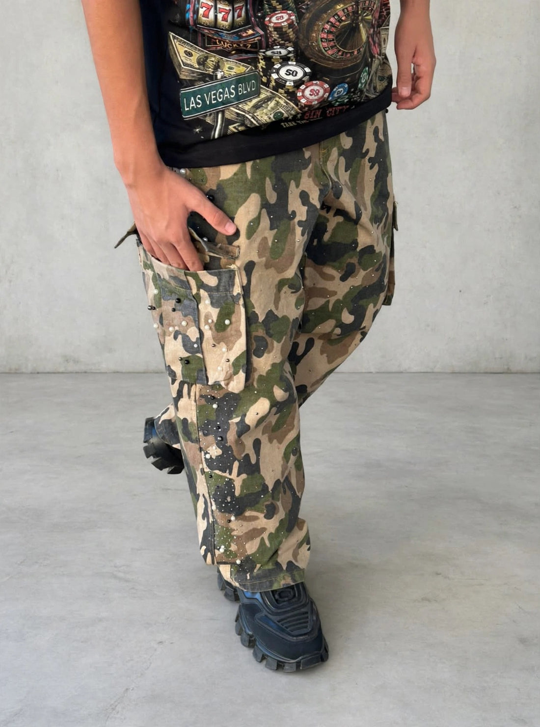CARGO ARMY STRASS-20030