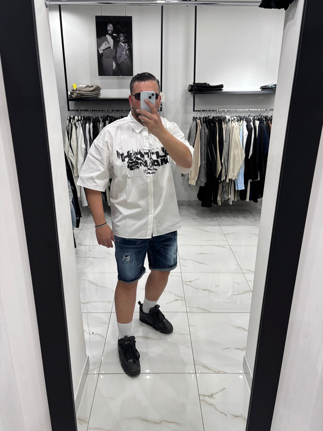 Camicia Glitch Over
