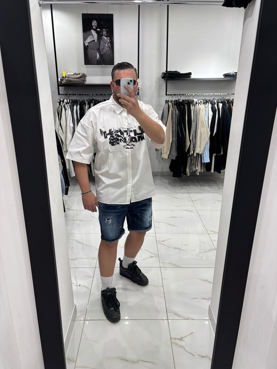 Camicia Glitch Over