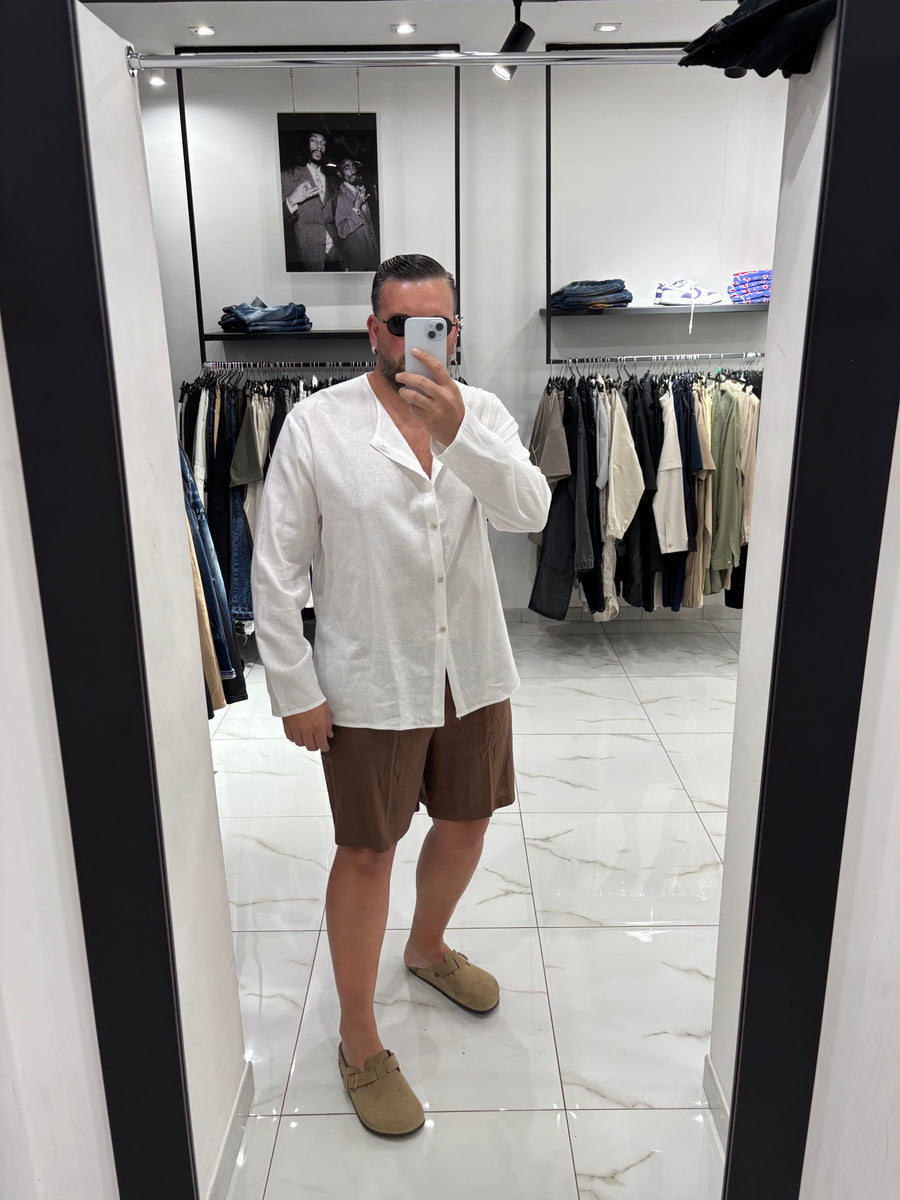 Camicia Korea Lino
