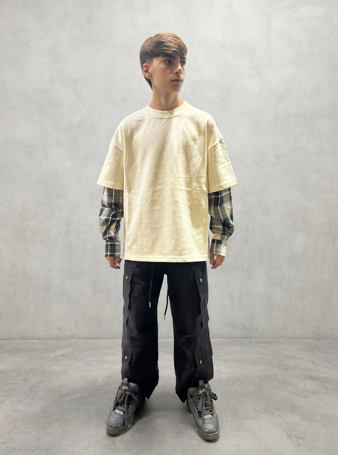 T-SHIRT LONGE SLEEVE SCACCHI-0728