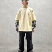 T-SHIRT LONGE SLEEVE SCACCHI-0728