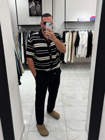 Pantalone Lino Black