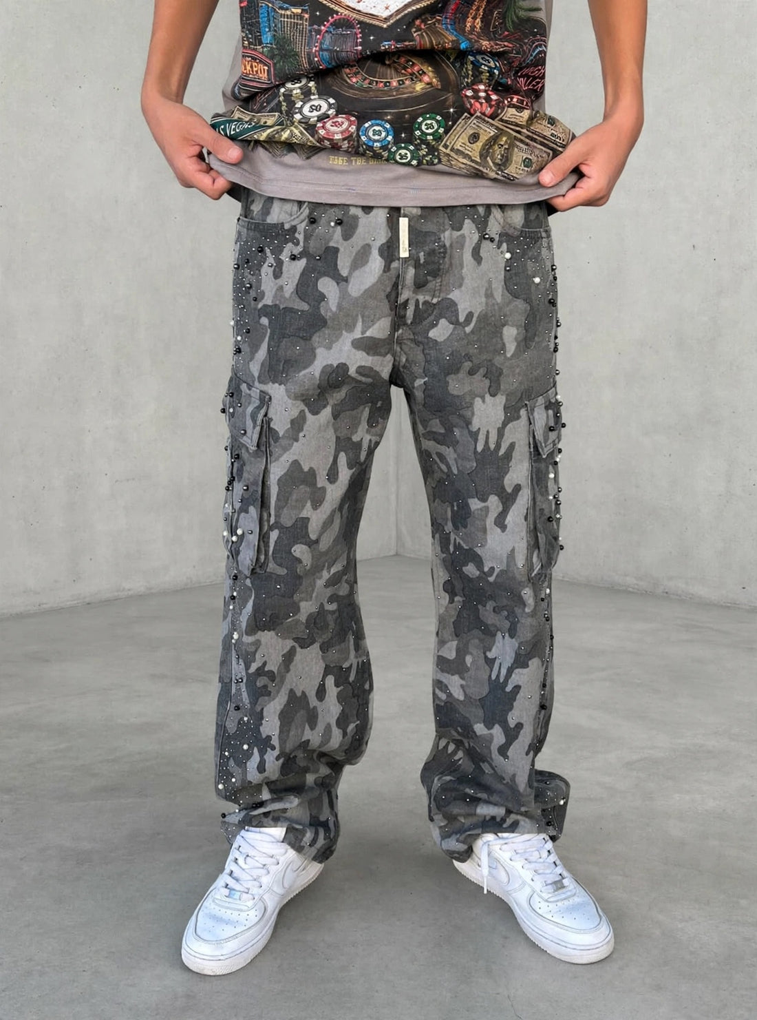 CARGO ARMY STRASS-20030