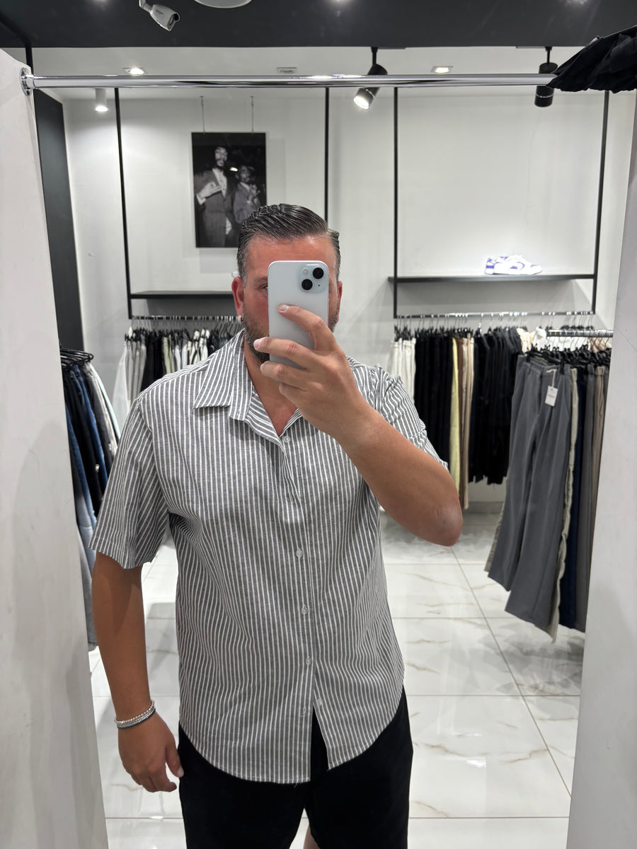 Camicia Rigata in Lino