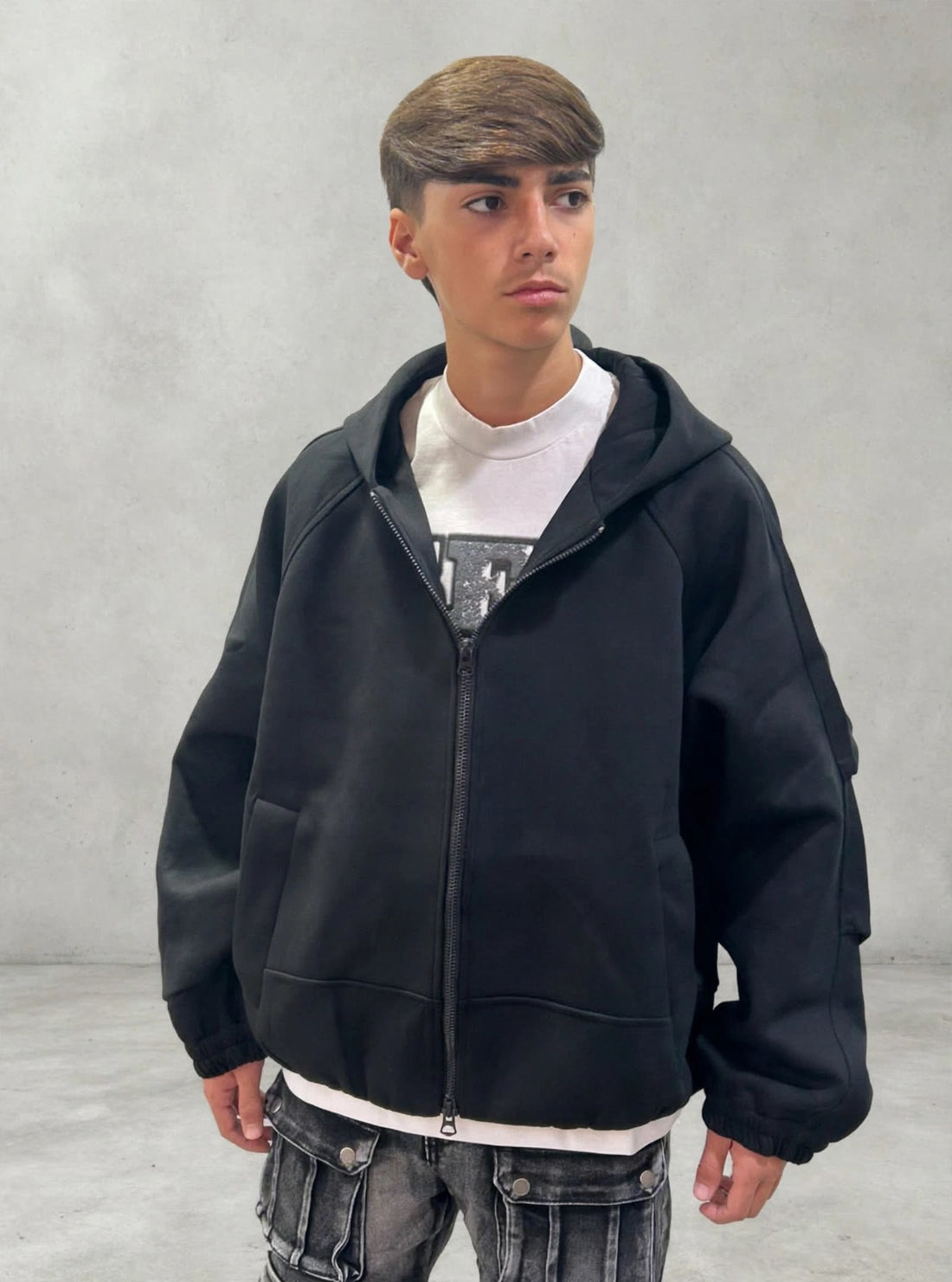 HOODIE CROP-7218